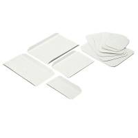 Kagepap, No.112, Firkantetx 130 mm Pap, hvid, pakke a 500 stk F&oslash;devaregodkendt