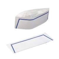 Kokke og slagterhuer, Butcher, Papir hvid, pakke a 25 stk