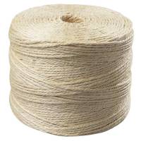 Snor, 2,5 mm, rullel&aelig;ngde: 420.00 m sisal, gul brudstyrke Resistant approx. 60 kg Rulle, rullev&aelig;gt: 2.00 kg pakke a 1 rulle, Binder twine 2/450