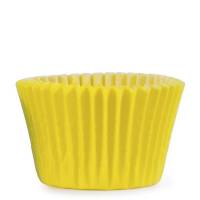 Muffin form, Rund, h&oslash;jde 50 mm indvendig diameter 35.0 mm Pergamentpapir, gul, pakke a 1000 stk F&oslash;devaregodkendt
