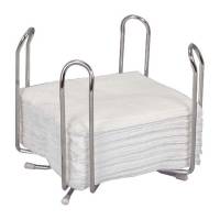 Servietdispenser, 1/4-fold Metal, chrome 130mmx130mm