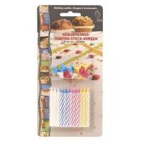 Lys, Voks, assorteret, pakke a 24 stk 24candles+12holders/set Velegnet til indirekte tilbere