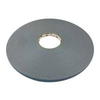 Dobbeltkl&aelig;bende tape, 12 mm x 50.00 m samlet tykkelse 1100 &micro;m kernediameter: 76 mm, Rulle, polyethylen Akryl, hvid, kasse a 25 ruller palle a 600 ruller