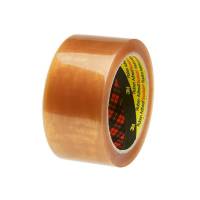 Pakketape, Scotch &sect;3707 PP low noise 25 mm x 66.00 m, 55 &micro;m kernediameter: 76 mm, Rulle, pp, Solvent low noise, Klar, kasse a 72 ruller palle a 2376 ruller