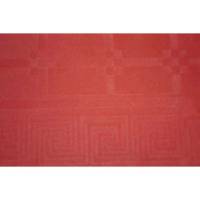 Rulledug, 50000 x 1200 mm, tr&aelig;fibre, R&oslash;d 1 side almindelig/1 side pr&aelig;ge, 1 reel