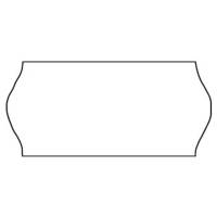 Prisetiket, Meto, K&oslash;l/Frys 26x12mm hvid, rulle a 1500 etiketter