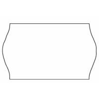 Prisetiket, Meto, Non.Perm. 32x19mm hvid, rulle a 1000 etiketter