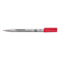 OHP-pen, Staedtler Lumocolor, 316-2 0,6MM, r&oslash;d, non-permanent