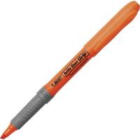 Tekstmarker, Bic Brite liner Grip 1,6-3,3MM, Skr&aring; spids, orange, 811933