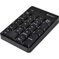 Keypad, Sandberg 630-05, Wireless, sort