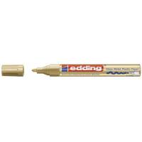 Paintmarker, Edding Ecoline, Paint 750 2-4MM, Rund spids, guld, 702001053