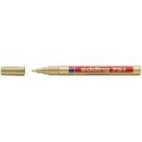 Paintmarker, Edding Ecoline, PAINT 751 1-2MM, Rund spids, guld, 702010053