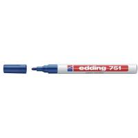Paintmarker, Edding Ecoline, PAINT 751 1-2MM, Rund spids, bl&aring;, 702010003