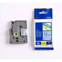 Labeltape, Brother Labeltape, TZE531 12mmx8.00m sort/bl&aring;