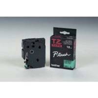 Labeltape, Brother Labeltape, TZE741 sort/gr&oslash;n