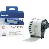 Etiket, Brother Label, DK22223, 50mm x30.48m hvid