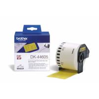 Etiket, Brother Label, DK44605, 62mm x30.48m gul