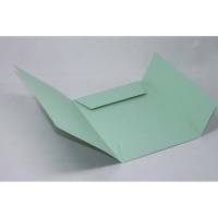 Elastikmappe, Mappe gr&oslash;n, 210x297mm, Karton