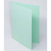 Omslag, Mappe gr&oslash;n, 210x297mm, Karton