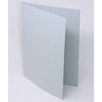 Omslag, Mappe gr&aring;, 210x297mm, Karton