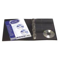 CD lomme, Bantex transparent, 210x290mm, antal ringe: 4 plastik pakke a 5 stk