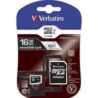 SD kort, Verbatim, Micro HC 16GB 44082 PRO class 10