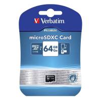 SD kort, Verbatim, Micro XC 64GB 44014 PRO class 10