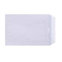 Kuvert, forskellige, Kort side &aring;ben, 1 white, Permanent (DP 37) Opretst&aring;pende klap Selvkl&aelig;bend, 90g/m2 pakke a 500 stk palle a 72 kassees, 13554