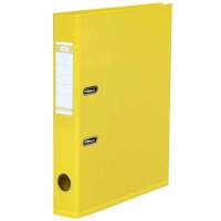 Brevordner, Bantex gul, 50mm, 210x297mm, antal ringe: 2, pp