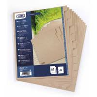 Faneblad, Elba, A4,210x297mm, brun kasse a 20 sets