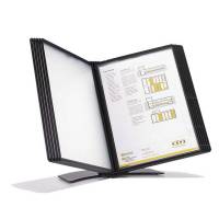 Registersystem, BNT A5 Easymount t/5 lommer bord, sort