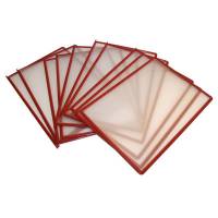 Registerlomme, BNT A4 Quickload, r&oslash;d  pakke a 10 stk