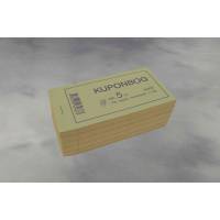 Kuponbog, NoName, hvid, 130x70mm 2X1-100