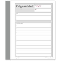 Standardblok, Mayland, Delivery note hvid, 108x150mm, 3x50 blade