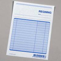Regningsblok, Mayland, 2250, A6, hvid 105x148mm, 100 blade