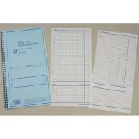 Regnskabsbog, Mayland, GF2020, hvid, 156 x300mm, 33 blade