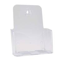 Brochure holder, BNT A5 1 rum til bord/v&aelig;g, transparent