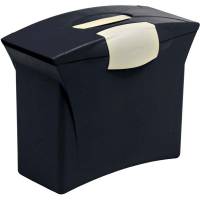 H&aelig;ngemappeboks m/l&aring;g + 5 mapper A4 sort