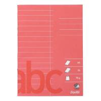 Gloseh&aelig;fte, Bantex, Glossary book, A6 r&oslash;d, 105x148mm, 70g/m2