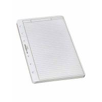 Lommeringsblade, Esselte, linjeret, hvid blok a 50 ark