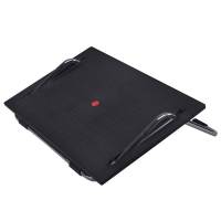 Fodst&oslash;tte, Twinco Twin Ergonomic Twin Ergonomic, 121-143L til makulering metallic/sort