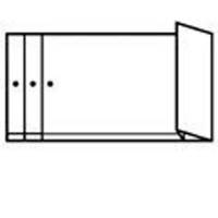 Kuvert, Expanded, Kort side &aring;ben, 1 brown, Lukning med flap, overlappet pakke a 250 stk palle a 20 kassees, 11824