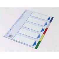 Faneblad, Q-Line, A4,210x297mm assorteret &aelig;ske a 25 s&aelig;t