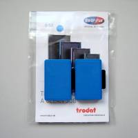 Stempelpude, Trodat 5430/5200/4430/4030 bl&aring;, pakke a 2 stk