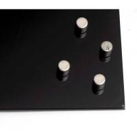 Magneter, Naga 10x10, metallic pakke a 4 stk