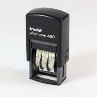 Datostempel, Trodat 4810x20mm, sort