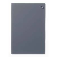 Glastavle, Naga, gr&aring;, 400x600