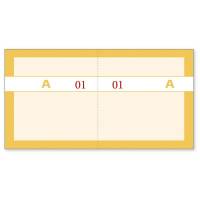 Kuponbog, Mayland, orange, 130x70mm 2X1-100