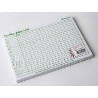 Yatzyblok, NoName, Yatzy pad, A5, hvid 148x210mm, pakke a 3 stk