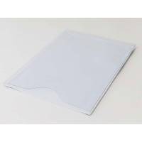 Magnetlomme, Mag View Magnetsystem A3 &aring;ben top 1cm dyb, hvid pakke a 10 stk